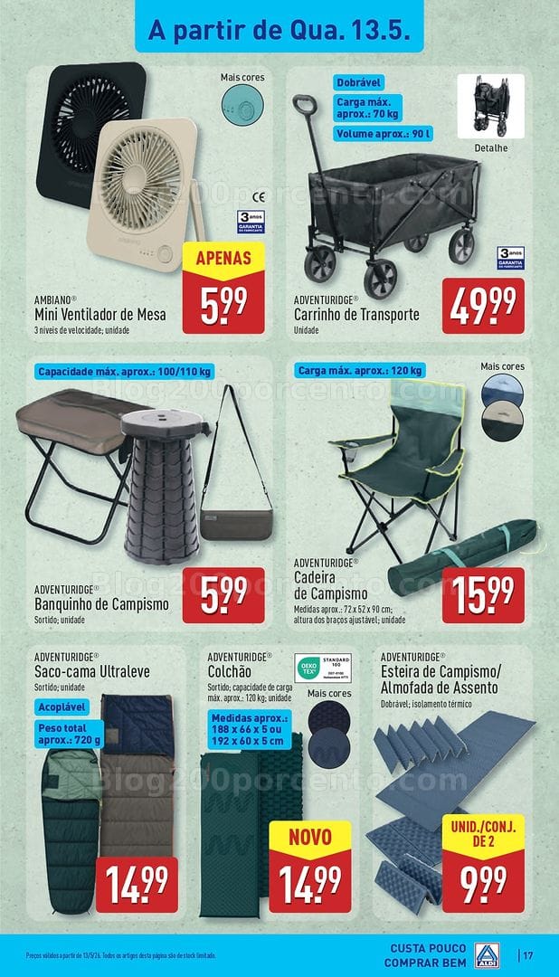 Antevisão Folheto ALDI Promoções de 11 a 17 maio